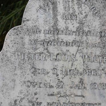 WILTER Pieter Louis 1861-1918