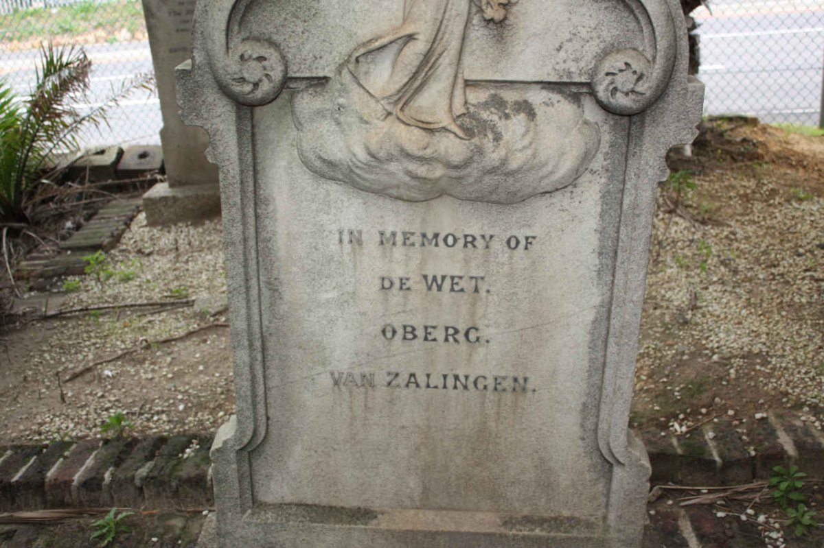 ZALINGEN De Wet Oberg, van