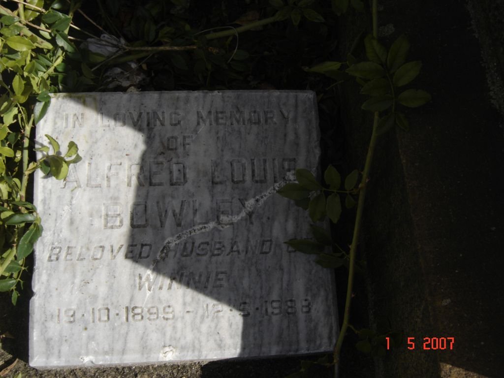 BOWLEY Alfred Louis 1899-1988