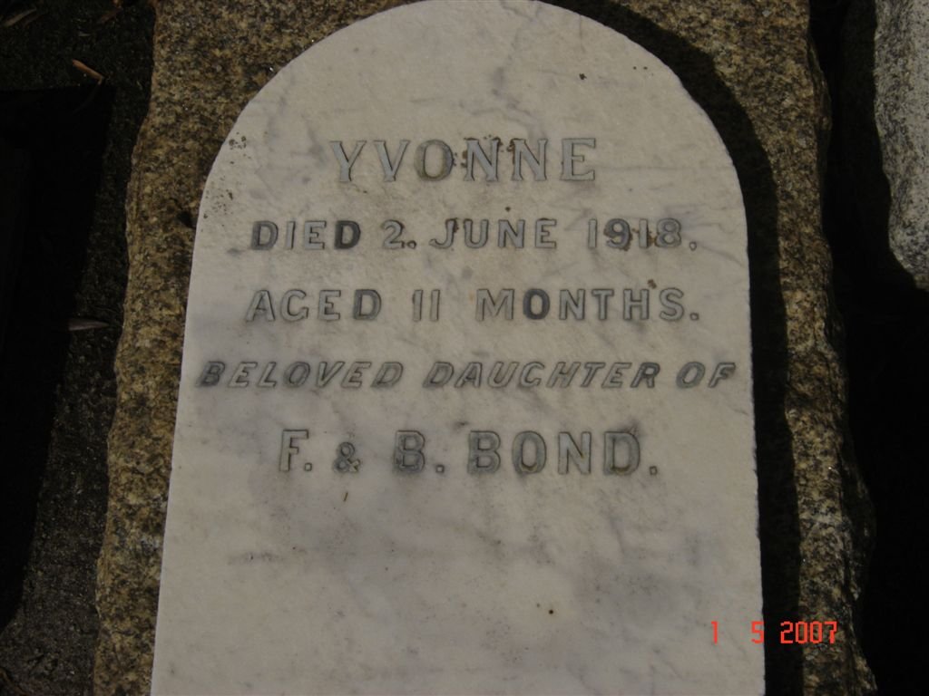 BOND Yvonne -1918