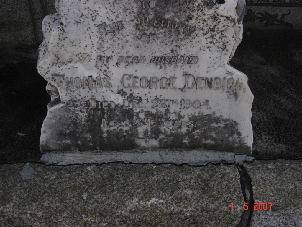 DENBICH Thomas George -1904