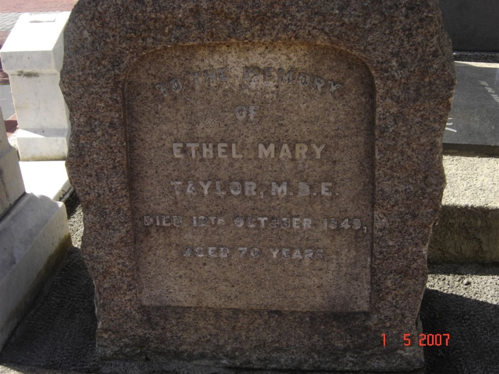 TAYLOR Ethel Mary -1849