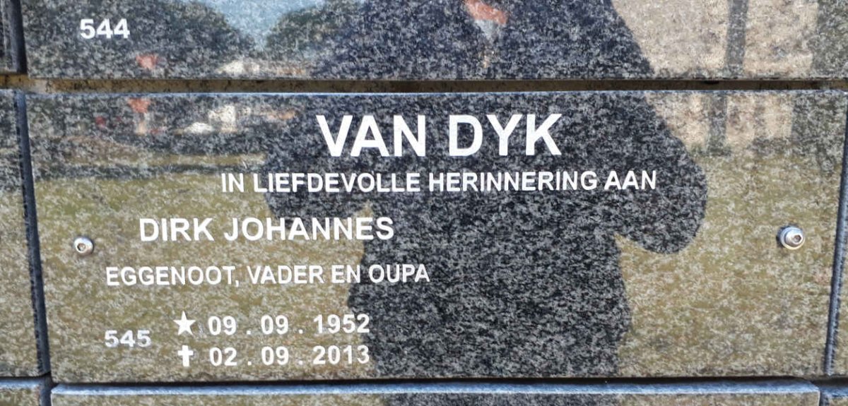 DYK Dirk Johannes, van 1952-2013