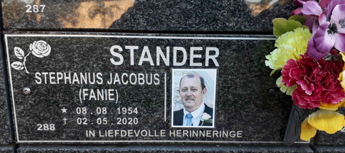 STANDER Stephanus Jacobus 1954-2020