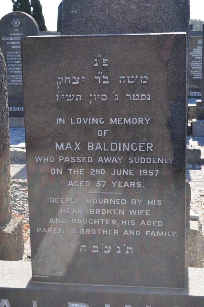 BALDINGER Max -1957