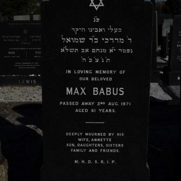BABUS Max -1971