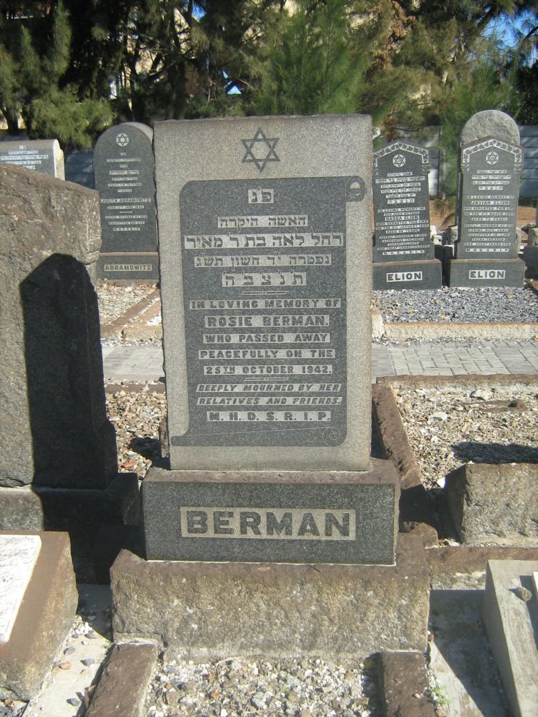 BERMAN Rosie -1942