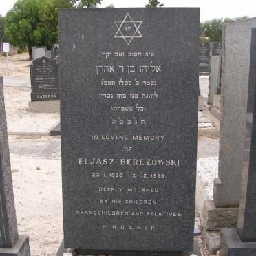 BEREZOWSKI Eljasz 1888-1966