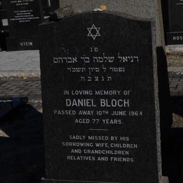 BLOCH Daniel -1964