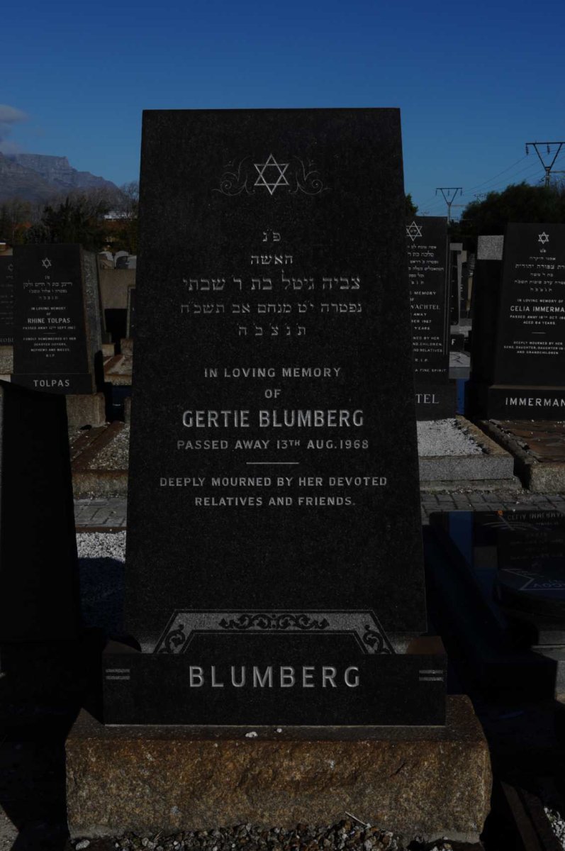BLUMBERG Gertie -1968