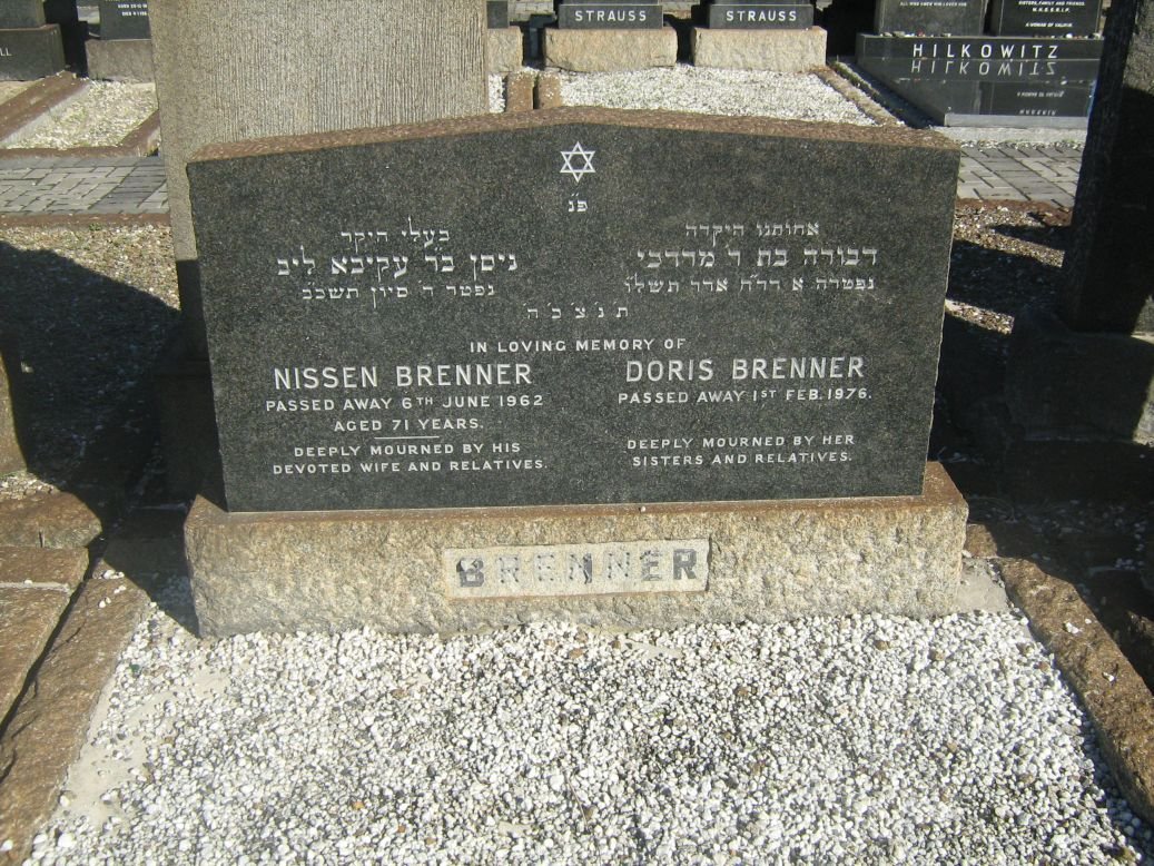 BRENNER Nissen -1962 &amp; Doris -1976