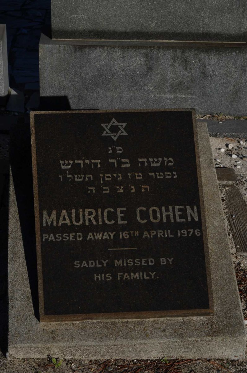 COHEN Maurice -1976