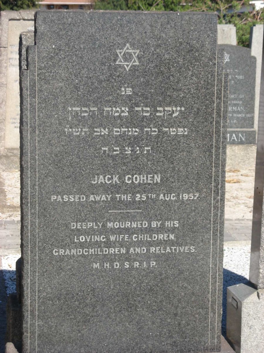 COHEN Jack -1957