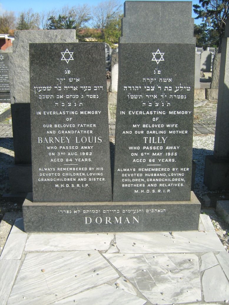DORMAN Barney Louis -1962 &amp; Tilly -1955