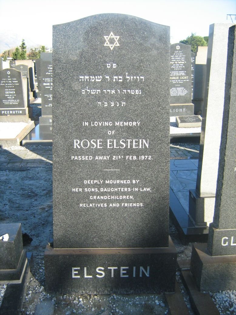 ELSTEIN Rose -1972