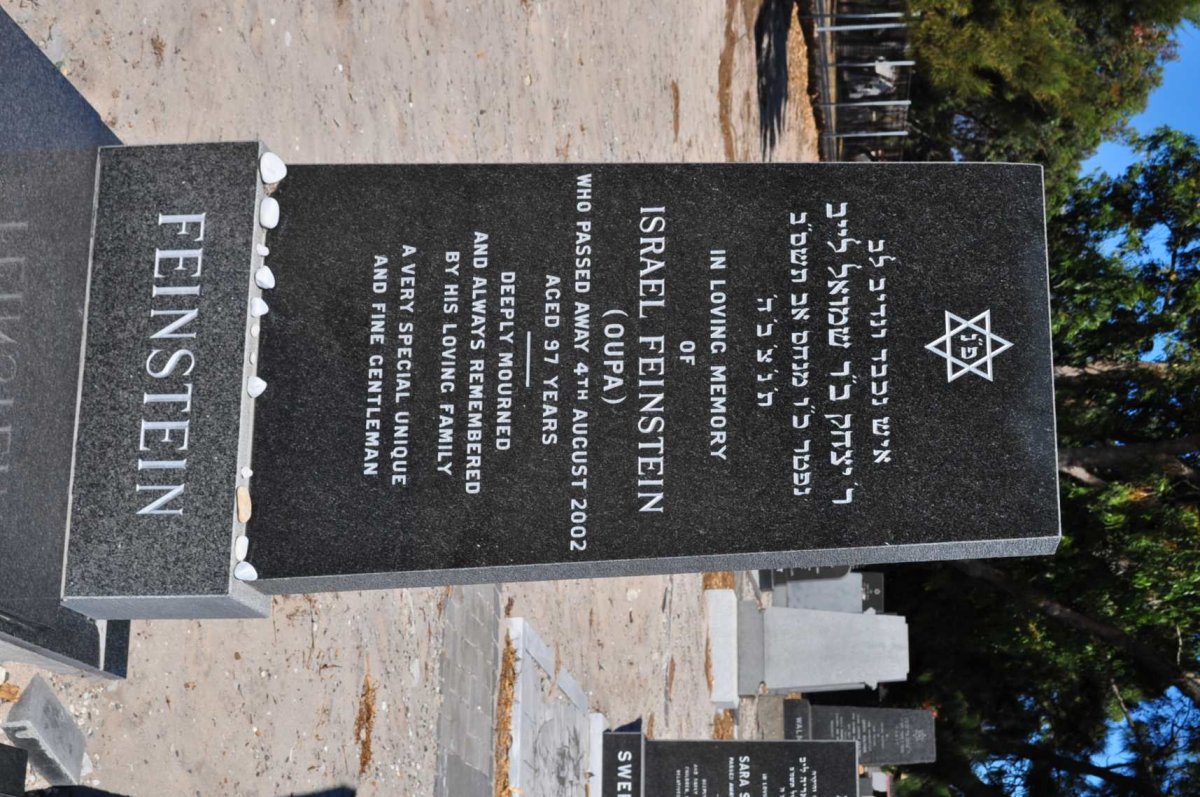 FEINSTEIN Israel -2002