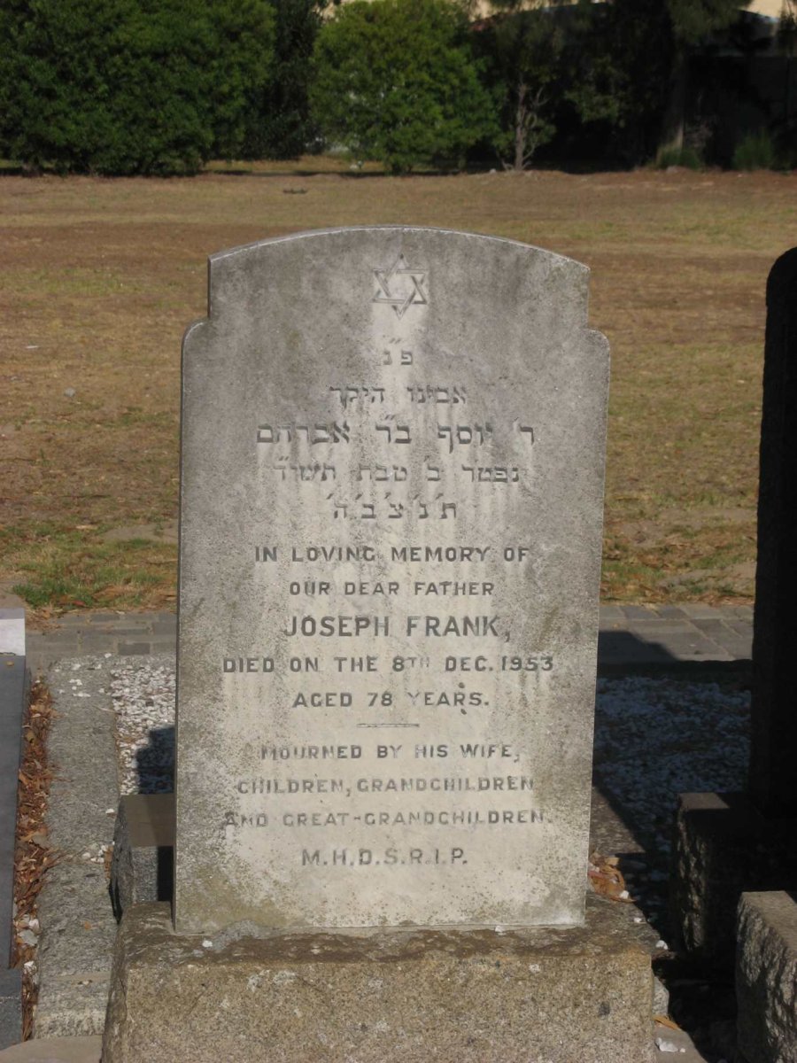 FRANK Joseph -1953