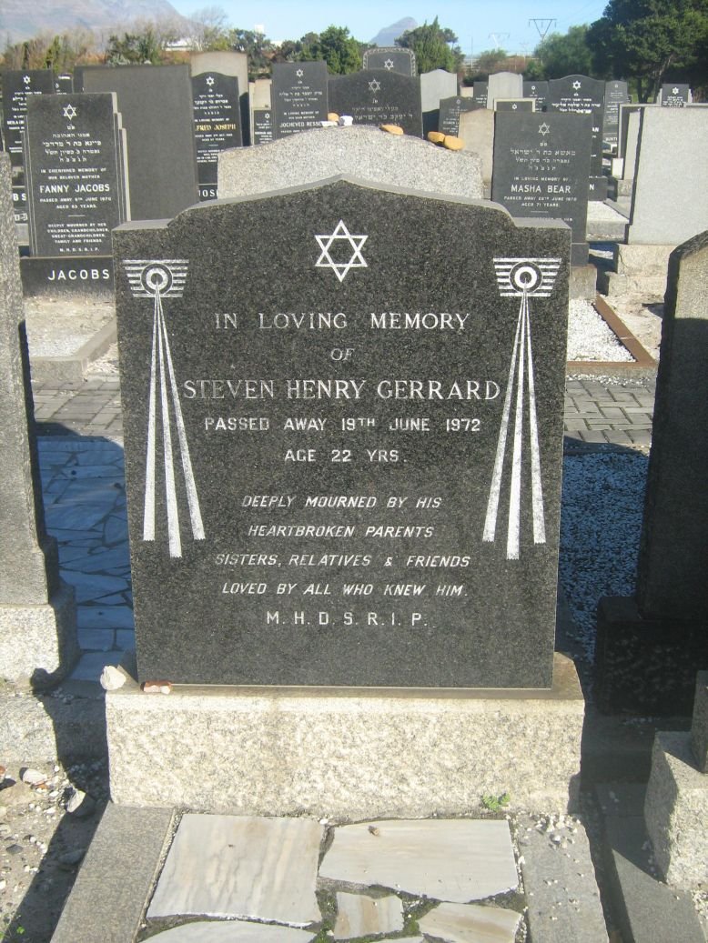 GERRARD Steven Henry -1972