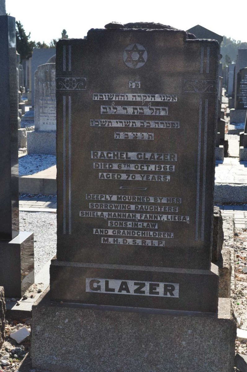 GLAZER Rachel -1966