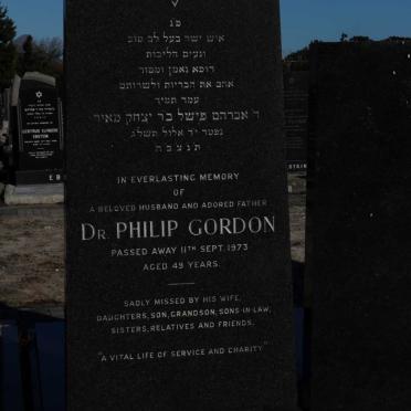 GORDON Philip -1973