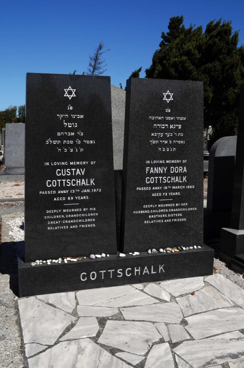 GOTTSCHALK Gustav -1972 &amp; Fanny Dora -1960