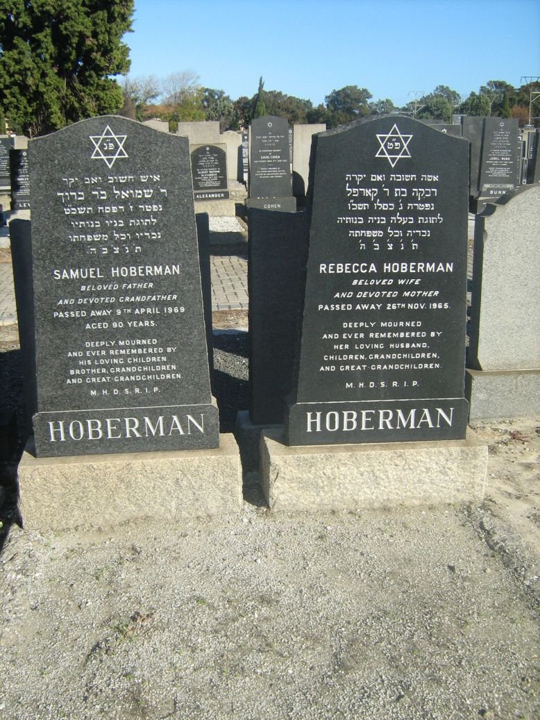 HOBERMAN Samuel -1969 &amp; Rebecca -1965