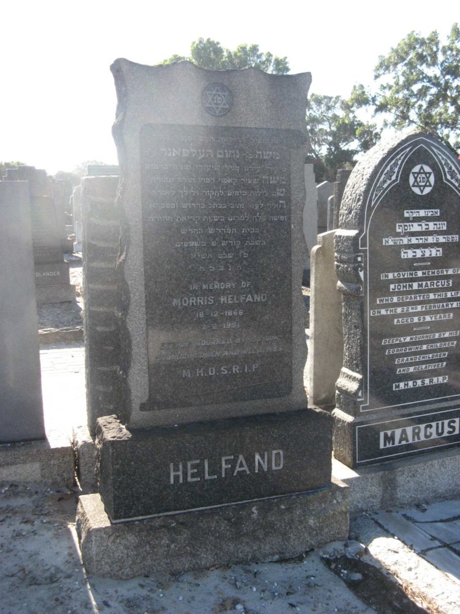 HELFAND Morris 1866-1951