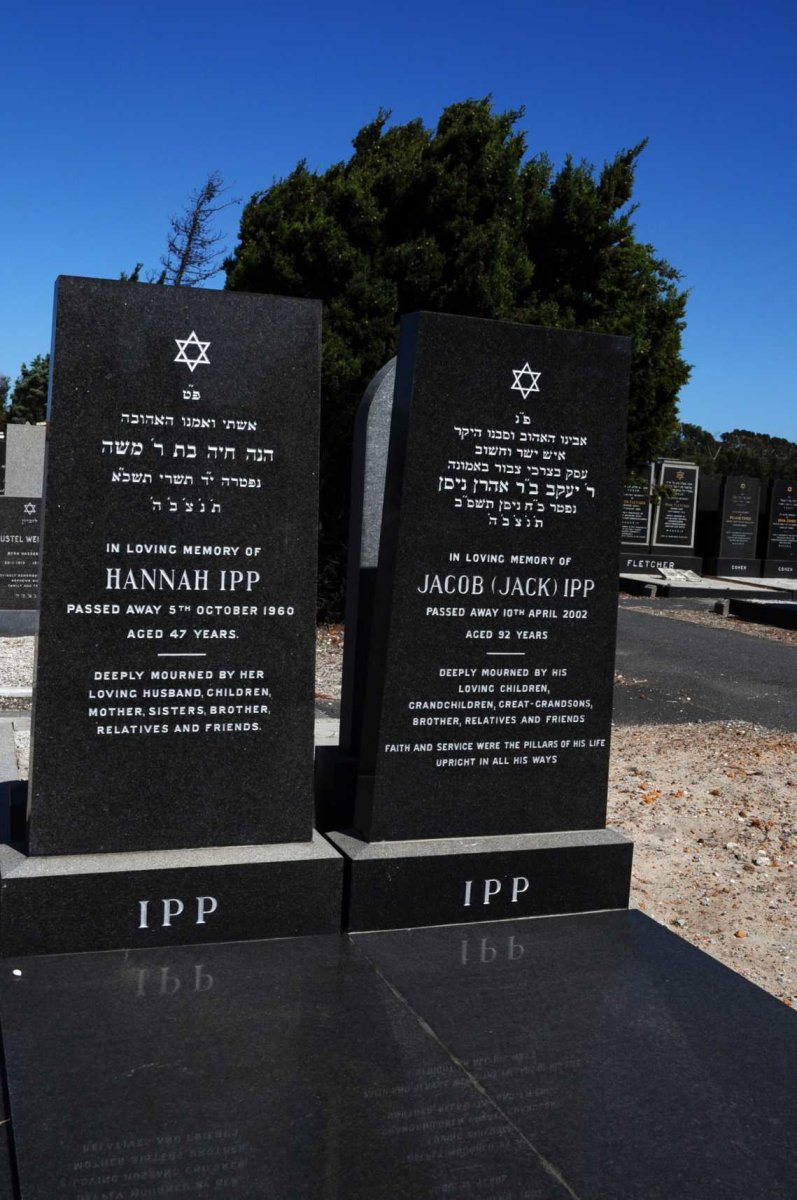 IPP Jacob -2002 &amp; Hannah -1960