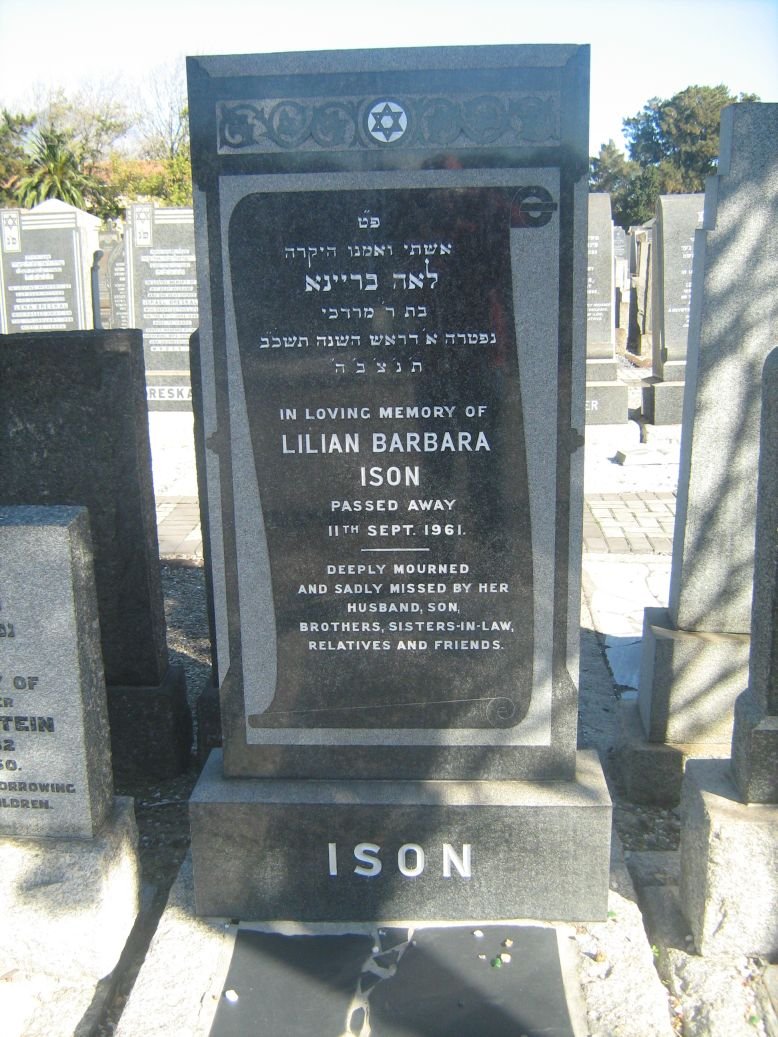 ISON Lilian Barbara -1961