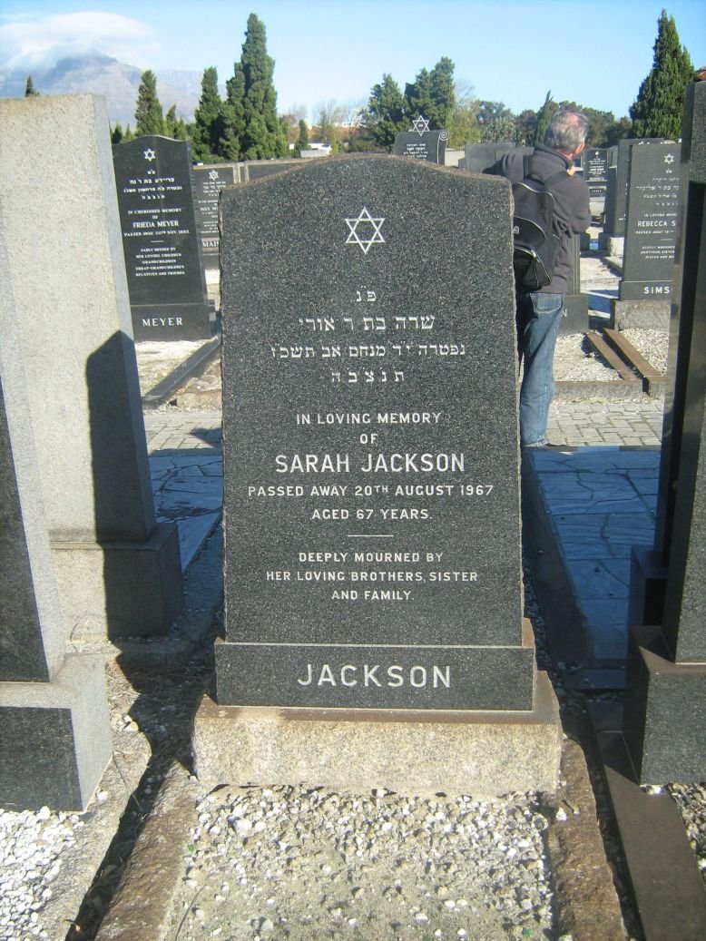 JACKSON Sarah -1967