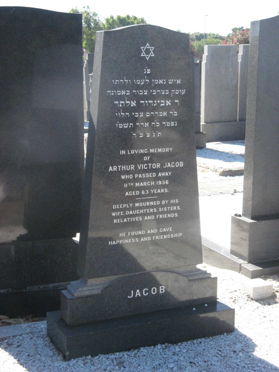 JACOB Arthur Victor -1956