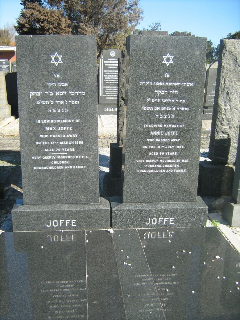 JOFFE Max -1959 &amp; Annie -1955