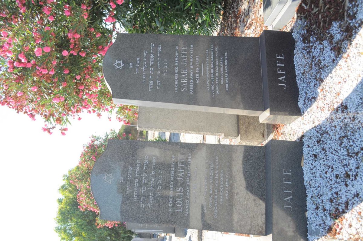 JAFFE Louis -1968 &amp; Sarah -1959