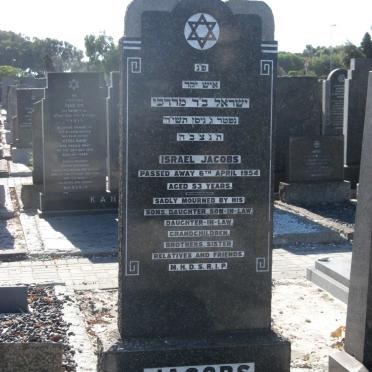 JACOBS Israel -1954