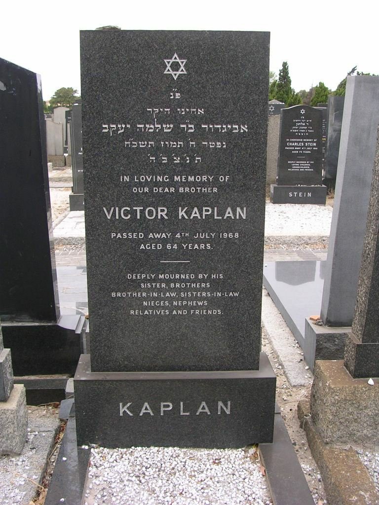 KAPLAN Victor -1968