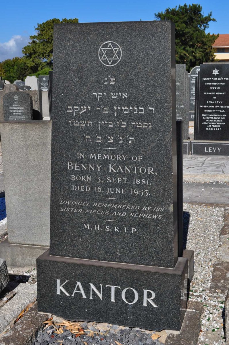 KANTOR Benny 1881-1955