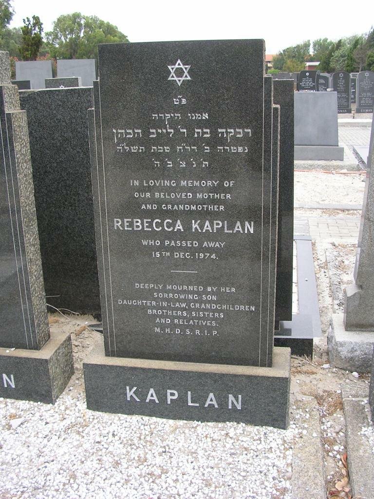 KAPLAN Rebecca -1974