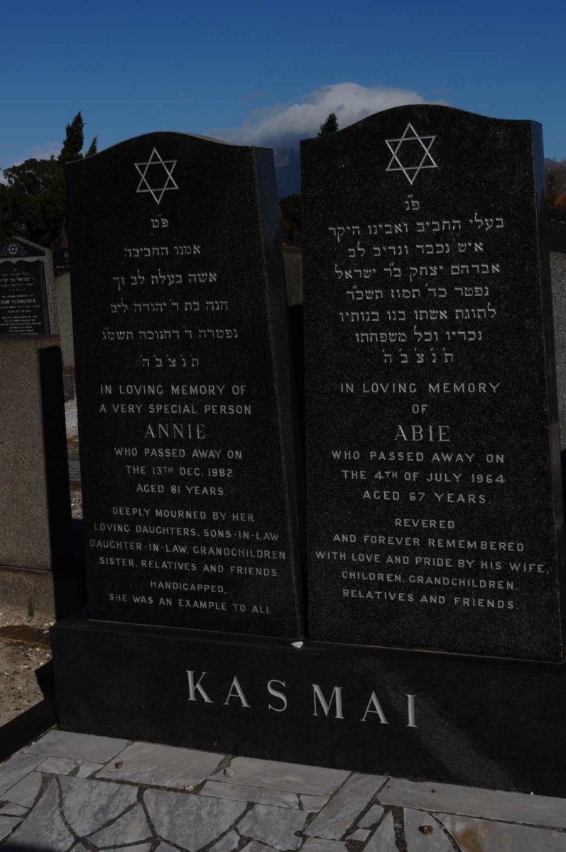 KASMAI Abie -1964 &amp; Annie -1982