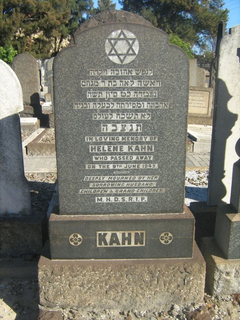 KAHN Helene -1945