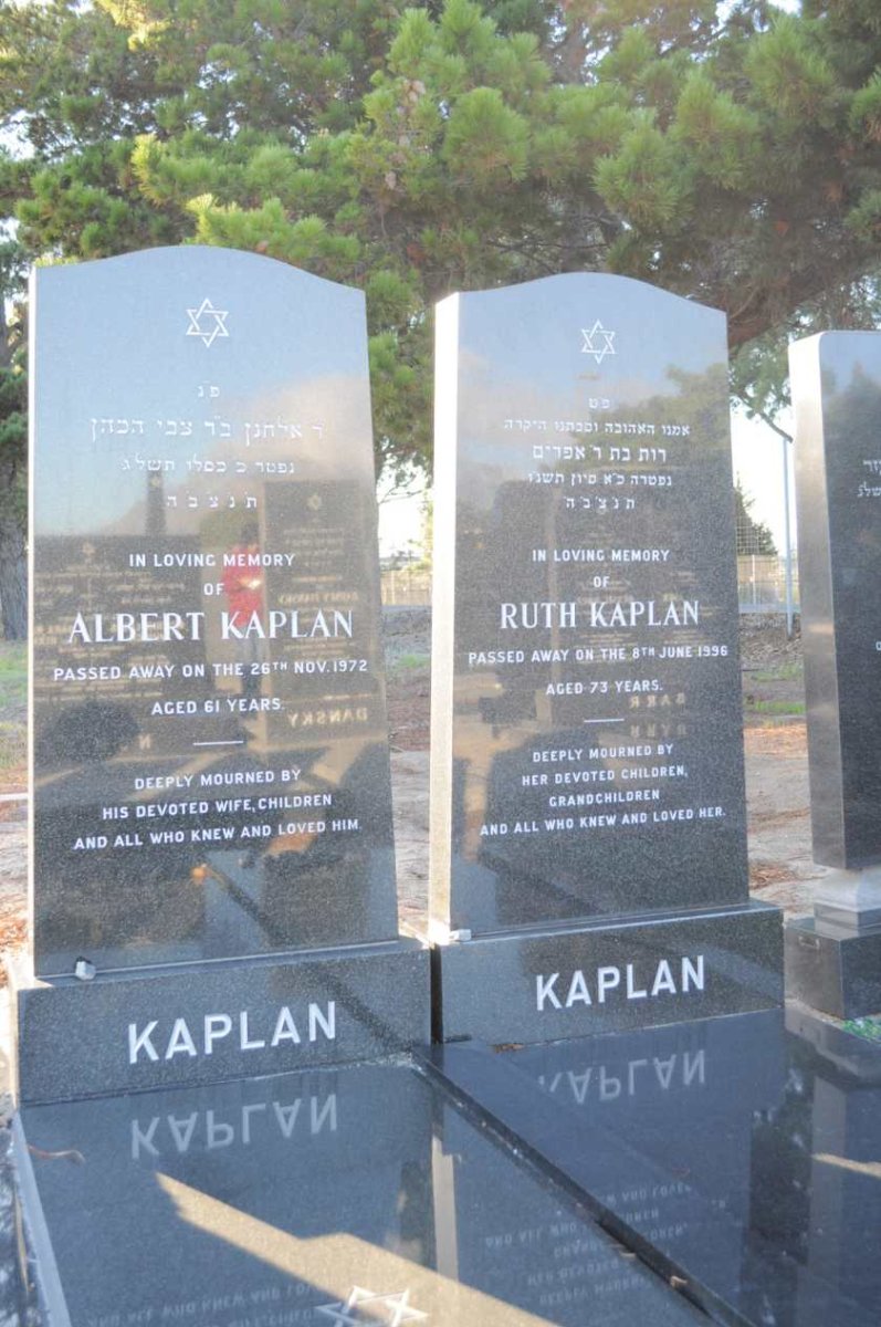 KAPLAN Albert -1972 &amp; Ruth -1996
