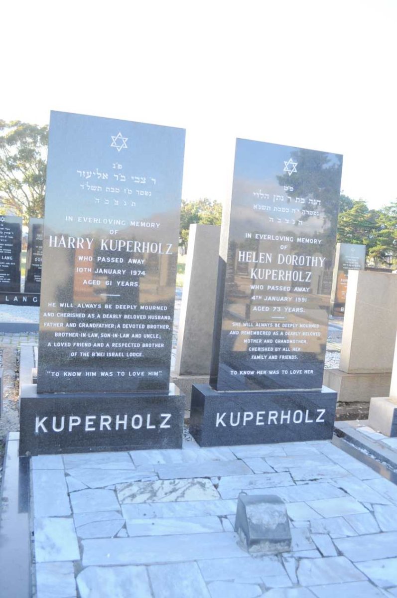 KUPERHOLZ Harry -1974 &amp; Helen Dorothy -1991