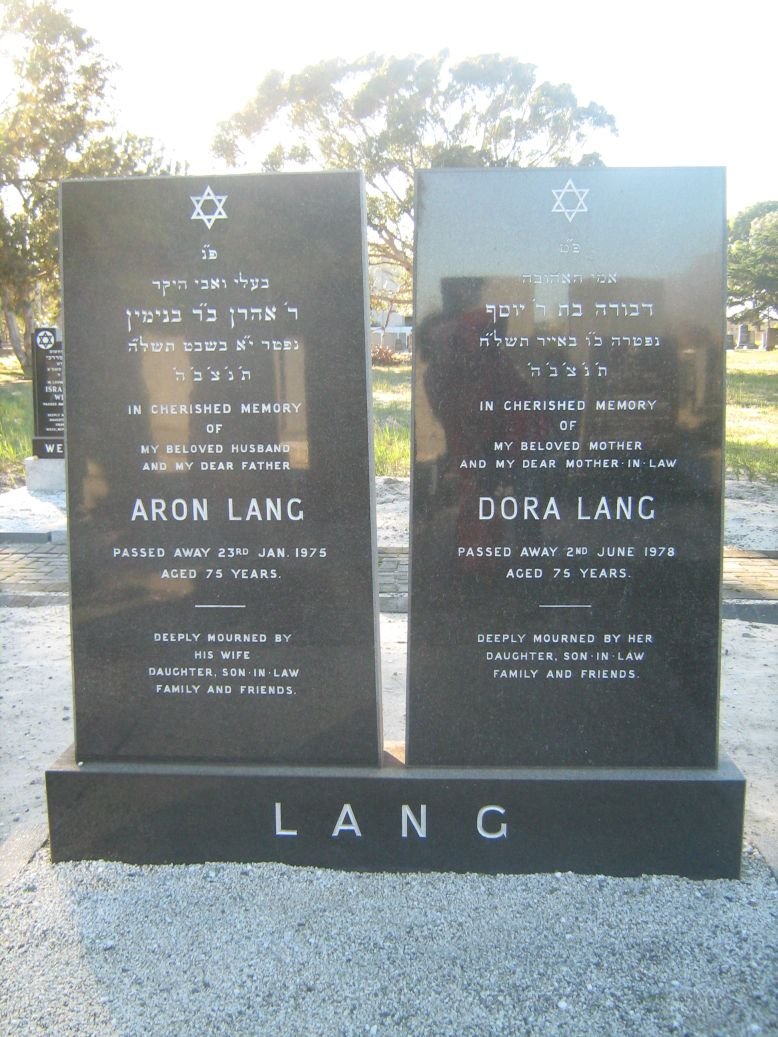 LANG Aron -1975 &amp; Dora -1978
