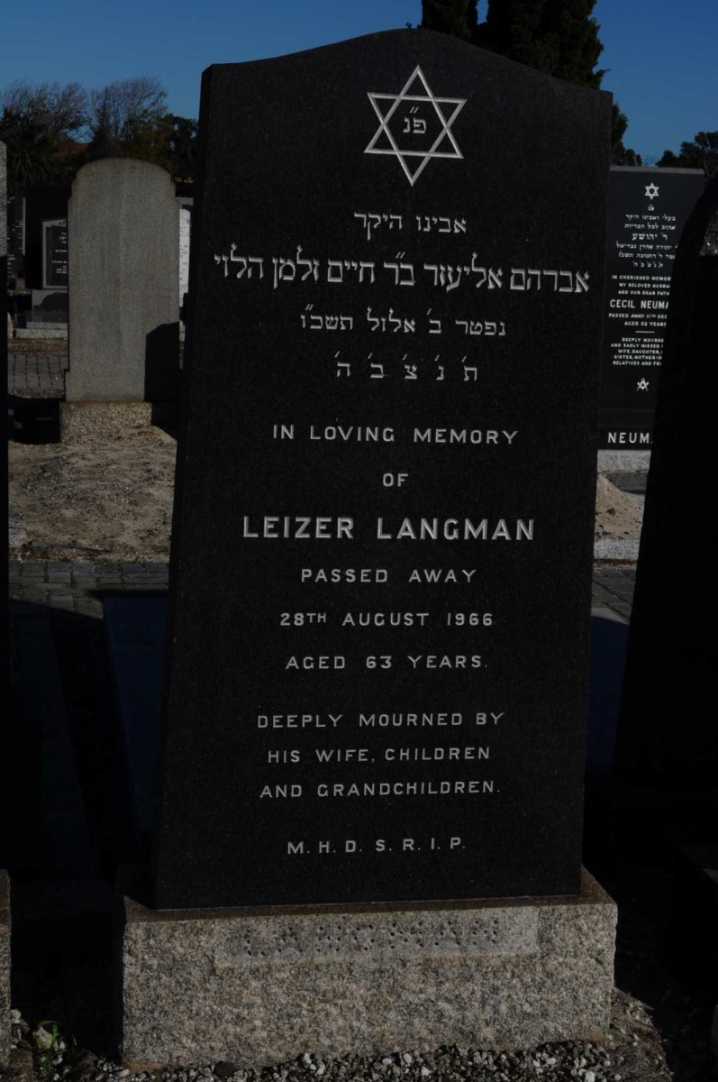 LANGMAN Leizer -1966