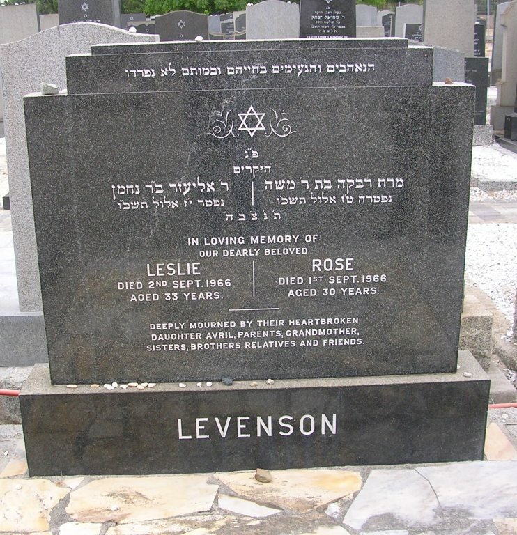 LEVENSON Leslie -1966 &amp; Rose -1966