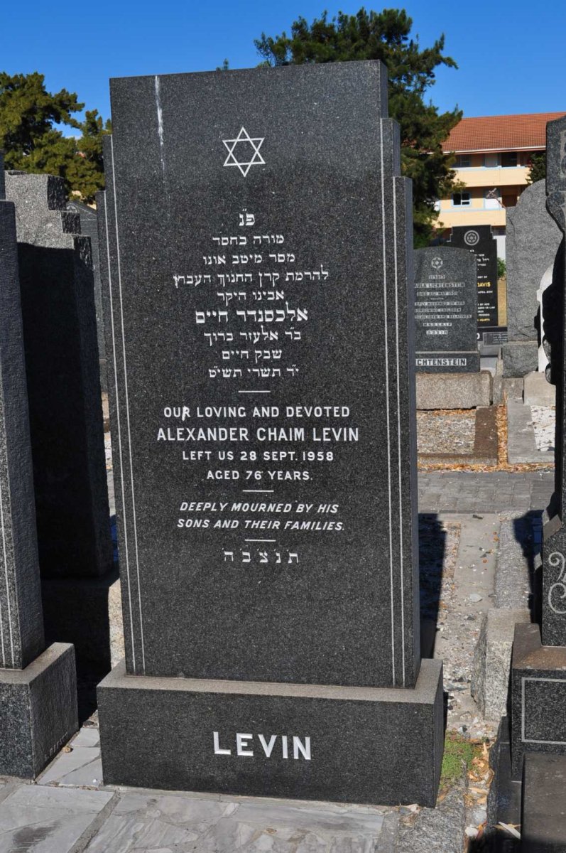 LEVIN Alexander Chaim -1958
