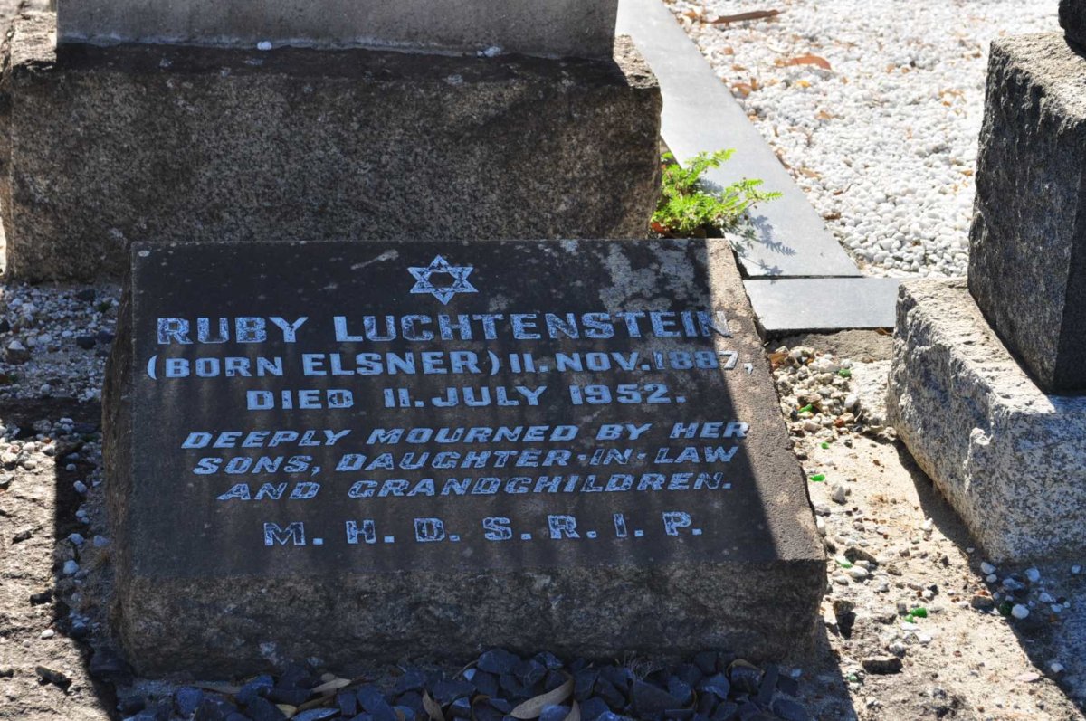 LUCHTENSTEIN Ruby nee ELSNER 1887-1952