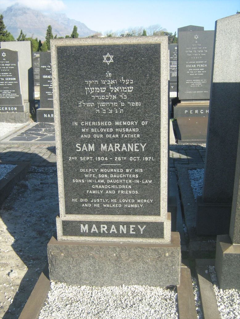 MARANEY Sam 1904-1971