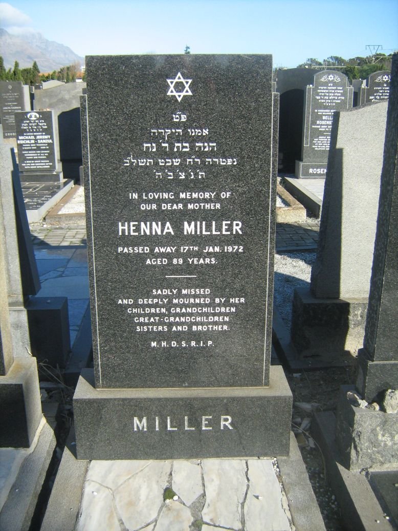 MILLER Henna -1972