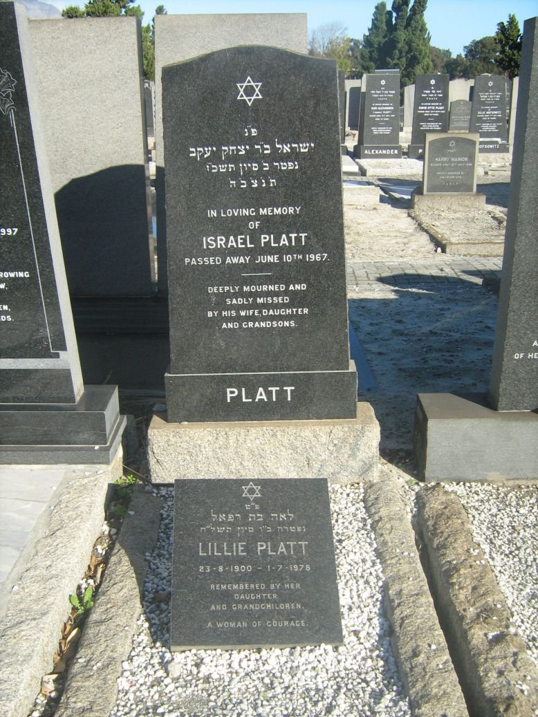 PLATT Israel -1967 &amp; Lillie 1900-1978