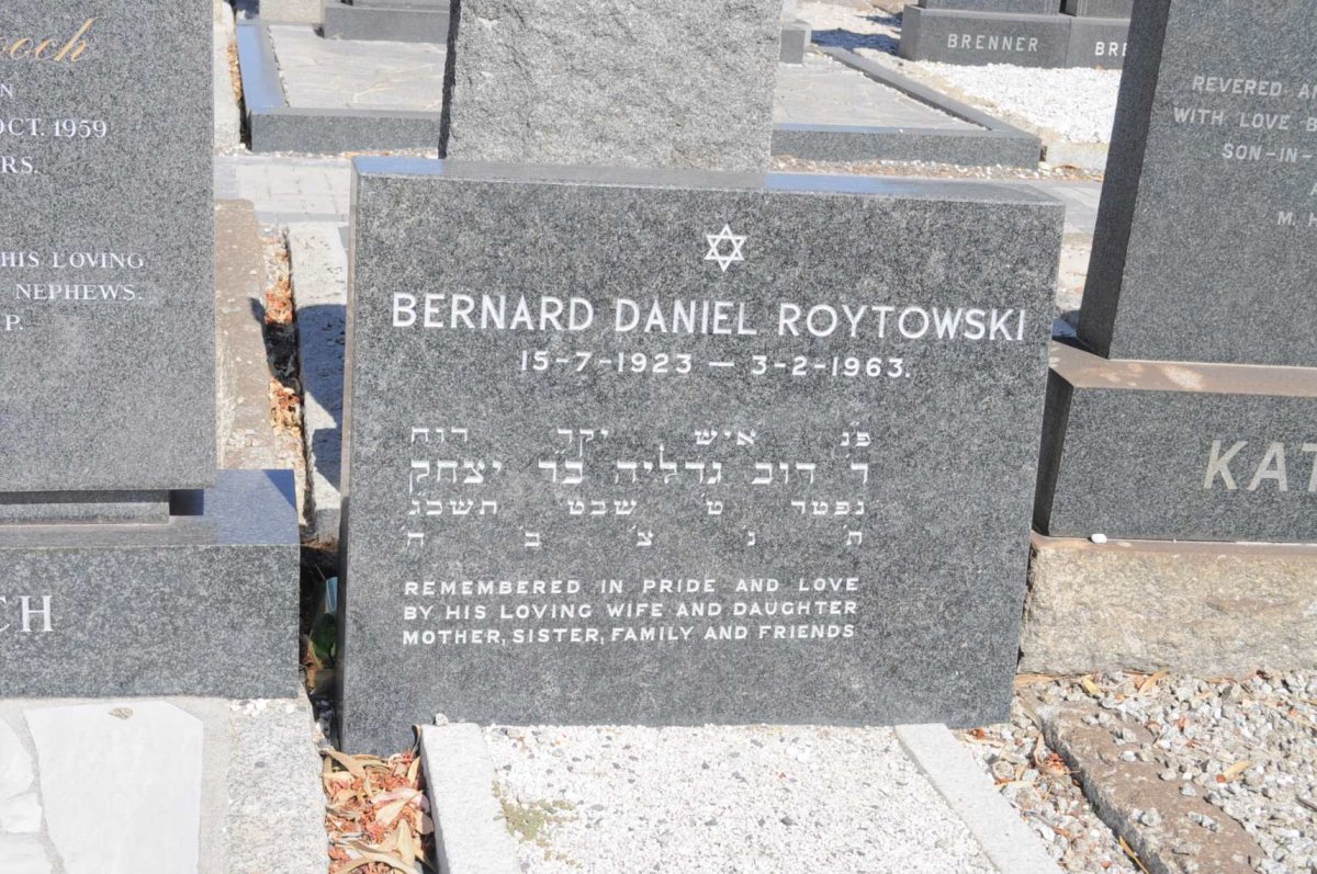 ROYTOWSKI Bernard Daniel 1923-1963